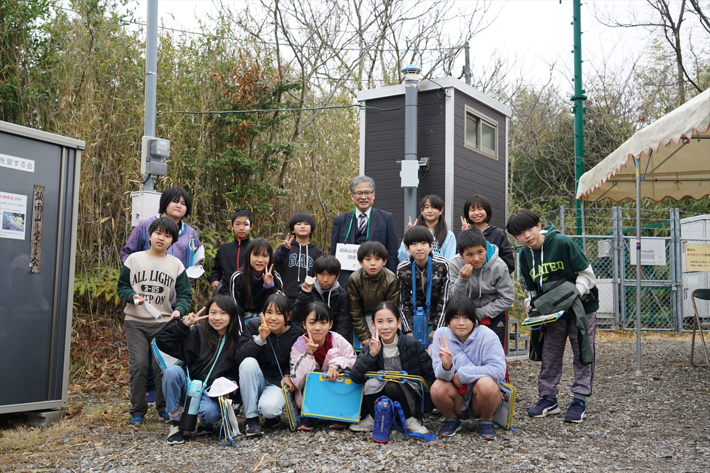 バイオトイレのミカサ_臼杵市鎮南山松下教授教室_集合写真