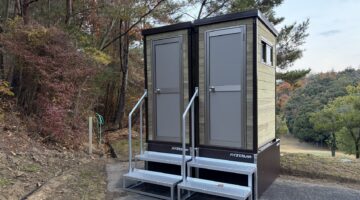 【納品実績】つるやカントリークラブに弊社バイオトイレを設置しました。